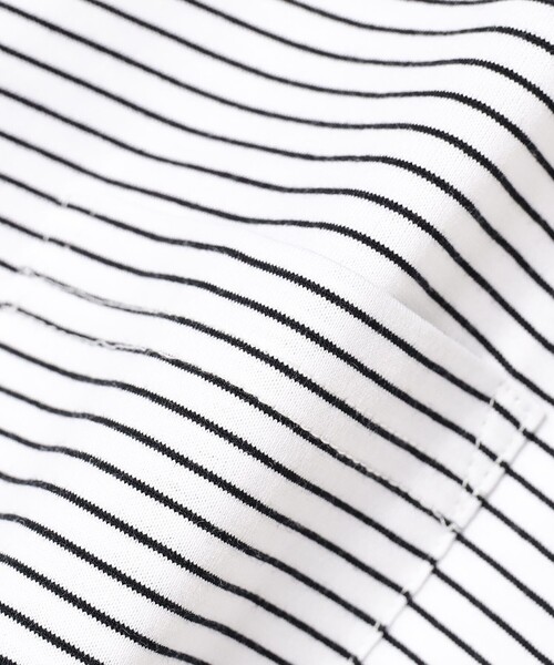 NECESSARY or UNNECESSARY（ネセサリーオアアンネセサリー）の「NECESSARY or UNNECESSARY / DELTA L ボーダー ロングスリーブTシャツ（Tシャツ/カットソー・メンズ・ブルー/その他・LARGE/MEDIUM）」の10枚目の写真