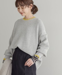 AMERICAN HOLIC | 配色ラインニットプルオーバー(ニット/セーター)