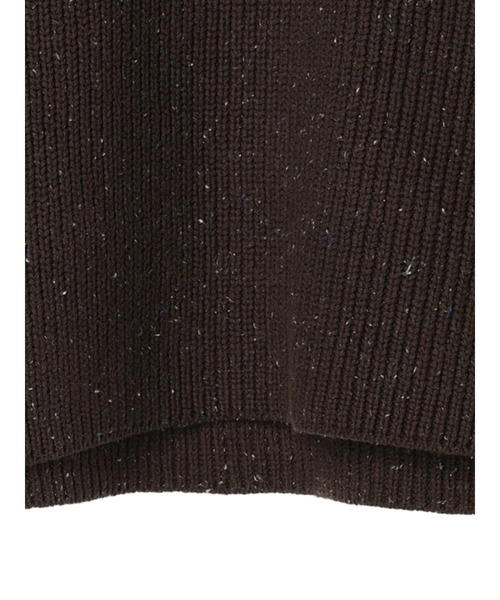 AMERICAN HOLIC（アメリカンホリック）の「配色ラインニットプルオーバー（ニット/セーター・レディース・杢グレー/ホワイト系その他/ブラウン・L/M）」の9枚目の写真