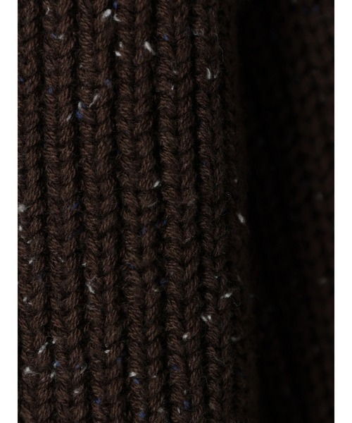 AMERICAN HOLIC（アメリカンホリック）の「配色ラインニットプルオーバー（ニット/セーター・レディース・杢グレー/ホワイト系その他/ブラウン・L/M）」の11枚目の写真