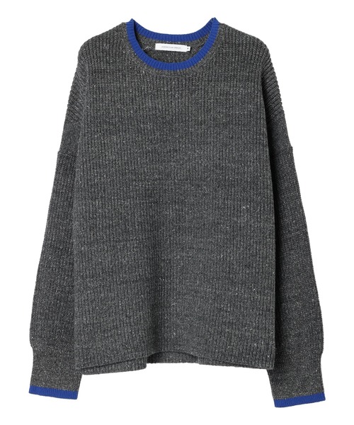 AMERICAN HOLIC（アメリカンホリック）の「配色ラインニットプルオーバー（ニット/セーター・レディース・杢グレー/ホワイト系その他/ブラウン・L/M）」の13枚目の写真