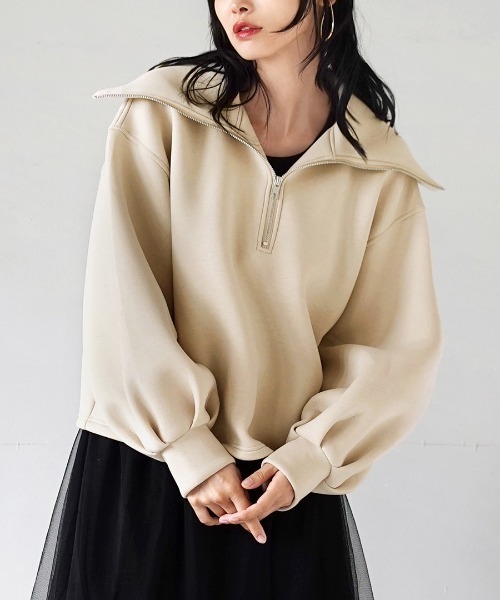 スポンジリバー ハーフジッププルオーバー（Tシャツ/カットソー）｜e-zakkamania stores（イーザッカマニアストアーズ）