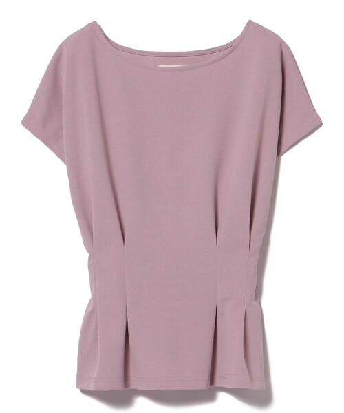 BEAMS HEART（ビームスハート）の「BEAMS HEART / タックペプラム プルオーバー（シャツ/ブラウス・レディース・オフホワイト/グリーン系その他/ネイビー/パープル系その他・FREE）」の15枚目の写真