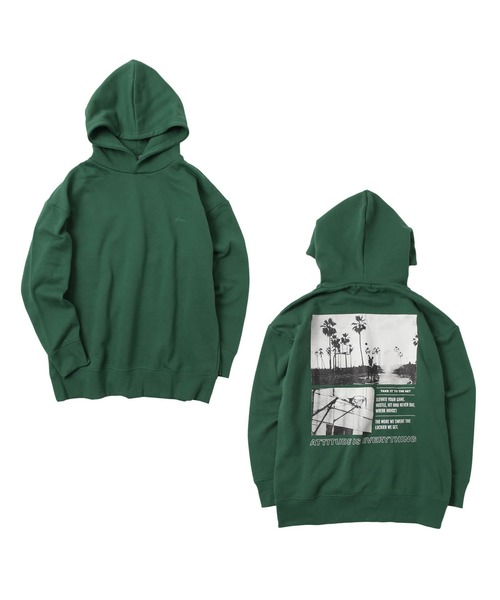 GLAZOS(グラソス)の「【大人向けサイズあり】【あったか】裏起毛・バックフォトプリントパーカー(その他トップス・キッズ・ネイビー/パープル/グリーン/チャコールグレー・140cm/170cm/150cm/160cm)」の3枚目の写真