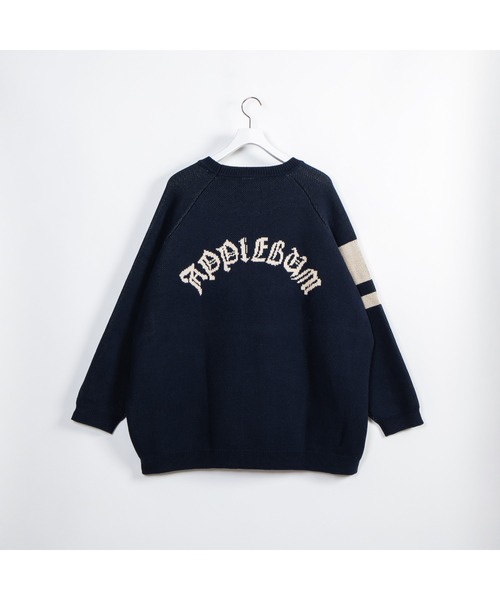 APPLEBUM(アップルバム)の「"New York Highlanders" Knit Sweater(ニット/セーター・メンズ・ネイビー・X-LARGE/LARGE/MEDIUM)」の2枚目の写真