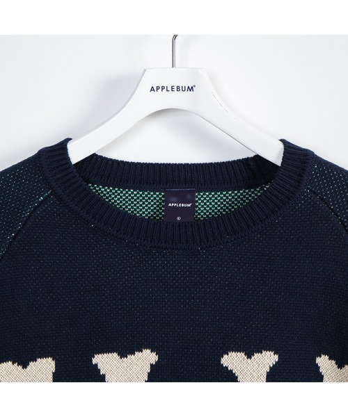 APPLEBUM(アップルバム)の「"New York Highlanders" Knit Sweater(ニット/セーター・メンズ・ネイビー・X-LARGE/LARGE/MEDIUM)」の3枚目の写真