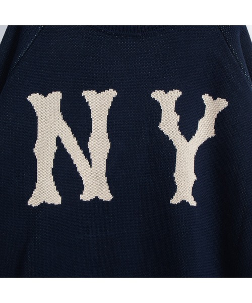 APPLEBUM(アップルバム)の「"New York Highlanders" Knit Sweater(ニット/セーター・メンズ・ネイビー・X-LARGE/LARGE/MEDIUM)」の5枚目の写真