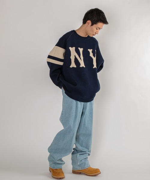 APPLEBUM(アップルバム)の「"New York Highlanders" Knit Sweater(ニット/セーター・メンズ・ネイビー・X-LARGE/LARGE/MEDIUM)」の12枚目の写真