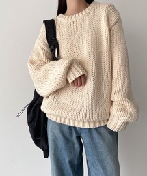 CANAL JEAN（キャナルジーン）の「choice_cnl　ローゲージオーバーサイズニット（ニット/セーター・メンズ）」