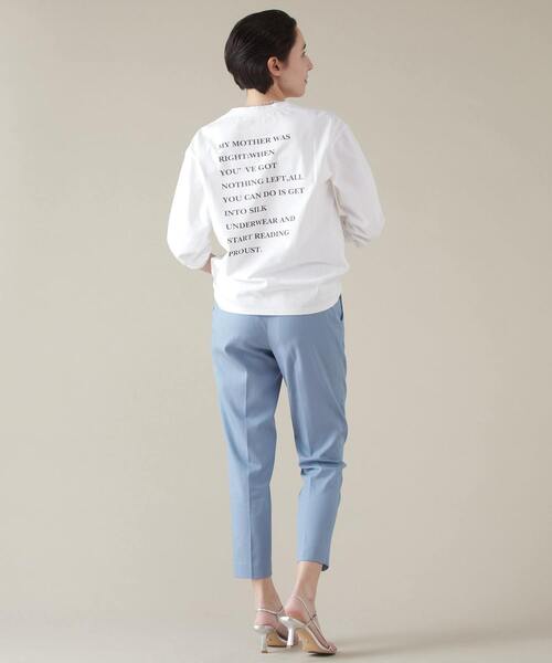 martinique(マルティニーク)の「テンセルナイロンドロストパンツ(一部WEB限定カラー )(スラックス・レディース・サックスブルー/ベージュ/グリーン/ブラック/ネイビー・1/2/3)」の11枚目の写真