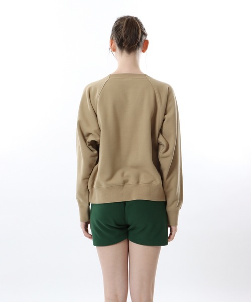 Champion(チャンピオン)の「【Champion/チャンピオン】レディース クルーネックスウェットシャツ(スウェット・レディース・ダークグリーン/ヘザーグレー/ベージュ/チャコール・MEDIUM/LARGE)」の7枚目の写真