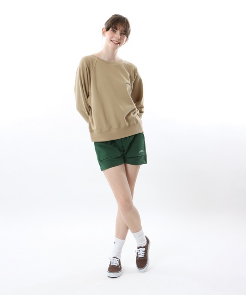 Champion(チャンピオン)の「【Champion/チャンピオン】レディース クルーネックスウェットシャツ(スウェット・レディース・ダークグリーン/ヘザーグレー/ベージュ/チャコール・MEDIUM/LARGE)」の9枚目の写真