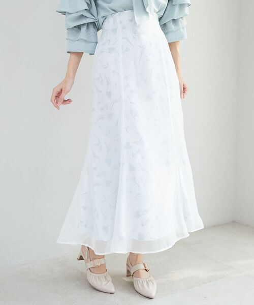 MAJESTIC LEGON(マジェスティックレゴン)の「Sweetフラワースカート(スカート・レディース・ピンク系その他2/グレー系その他/ブルー系その他2・SMALL/MEDIUM)」の13枚目の写真