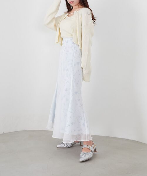MAJESTIC LEGON(マジェスティックレゴン)の「Sweetフラワースカート(スカート・レディース・ピンク系その他2/グレー系その他/ブルー系その他2・SMALL/MEDIUM)」の9枚目の写真