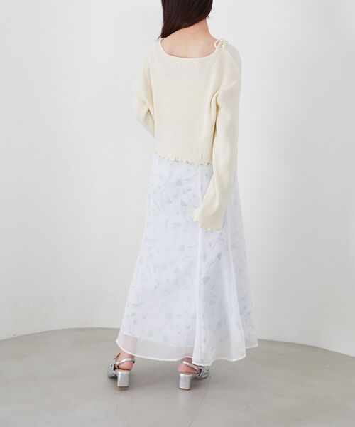 MAJESTIC LEGON(マジェスティックレゴン)の「Sweetフラワースカート(スカート・レディース・ピンク系その他2/グレー系その他/ブルー系その他2・SMALL/MEDIUM)」の8枚目の写真