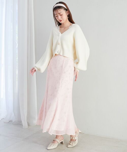 MAJESTIC LEGON(マジェスティックレゴン)の「Sweetフラワースカート(スカート・レディース・ピンク系その他2/グレー系その他/ブルー系その他2・SMALL/MEDIUM)」の5枚目の写真