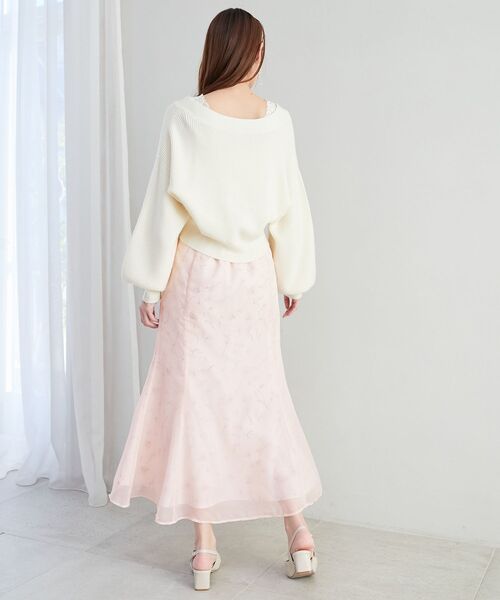 MAJESTIC LEGON(マジェスティックレゴン)の「Sweetフラワースカート(スカート・レディース・ピンク系その他2/グレー系その他/ブルー系その他2・SMALL/MEDIUM)」の4枚目の写真