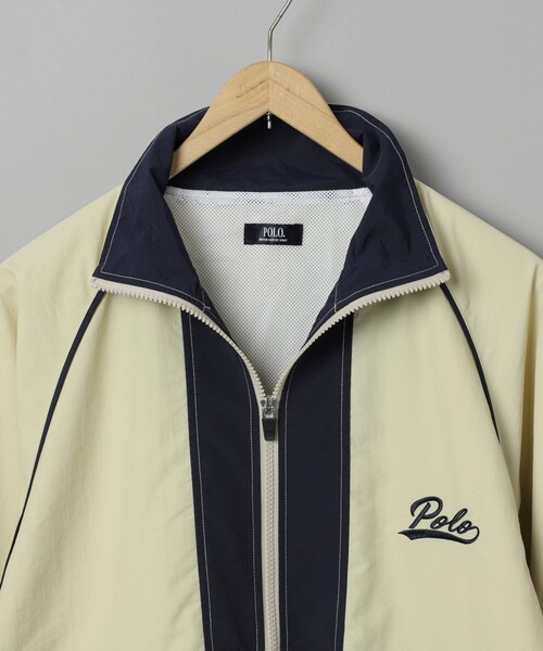 POLO BCS（ポロ ビーシーエス）の「POLO BCS(ポロ・ビーシーエス)別注スポーツナイロントラックジャケット（ナイロンジャケット・メンズ・ブラック/ナチュラル/グレー・M/L/XL）」の8枚目の写真