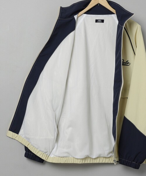 POLO BCS（ポロ ビーシーエス）の「POLO BCS(ポロ・ビーシーエス)別注スポーツナイロントラックジャケット（ナイロンジャケット・メンズ・ブラック/ナチュラル/グレー・M/L/XL）」の10枚目の写真