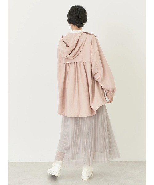 earth music&ecology(アースミュージックアンドエコロジー)の「テックパーカー(その他アウター・レディース・アイボリー/ピンク/ライトカーキ/ネイビー・FREE)」の16枚目の写真