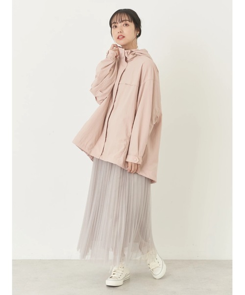 earth music&ecology(アースミュージックアンドエコロジー)の「テックパーカー(その他アウター・レディース・アイボリー/ピンク/ライトカーキ/ネイビー・FREE)」の12枚目の写真