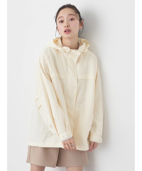 earth music&ecology(アースミュージックアンドエコロジー)の「テックパーカー(その他アウター・レディース・アイボリー/ピンク/ライトカーキ/ネイビー・FREE)」の19枚目の写真