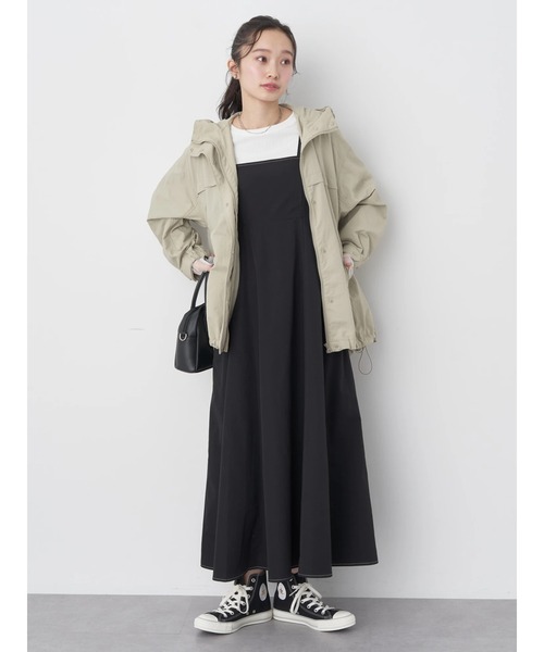 earth music&ecology(アースミュージックアンドエコロジー)の「テックパーカー(その他アウター・レディース・アイボリー/ピンク/ライトカーキ/ネイビー・FREE)」の11枚目の写真