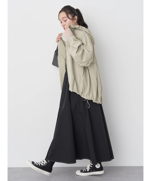 earth music&ecology(アースミュージックアンドエコロジー)の「テックパーカー(その他アウター・レディース・アイボリー/ピンク/ライトカーキ/ネイビー・FREE)」の13枚目の写真