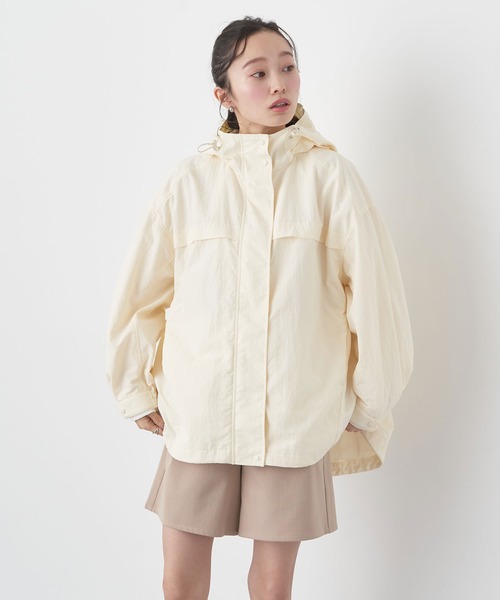 earth music&ecology(アースミュージックアンドエコロジー)の「テックパーカー(その他アウター・レディース・アイボリー/ピンク/ライトカーキ/ネイビー・FREE)」の20枚目の写真