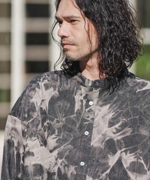 CAMBIO | ms5534- 11oz Bleach Processing Band Collar Denim Shirts デニムシャツ(シャツ/ブラウス)