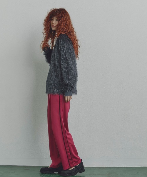 CREOLME（クレオルム）の「(CREOLME)ラメフリンジプルオーバー（Tシャツ/カットソー・レディース・グレー/ライトグリーン/ホワイト・FREE）」の17枚目の写真