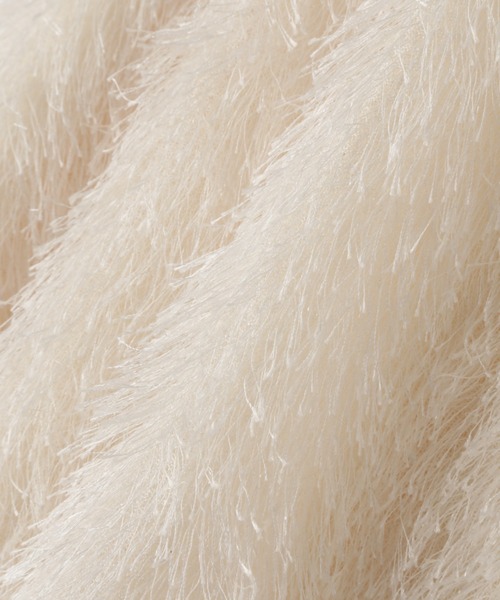 CREOLME（クレオルム）の「(CREOLME)ラメフリンジプルオーバー（Tシャツ/カットソー・レディース・グレー/ライトグリーン/ホワイト・FREE）」の15枚目の写真