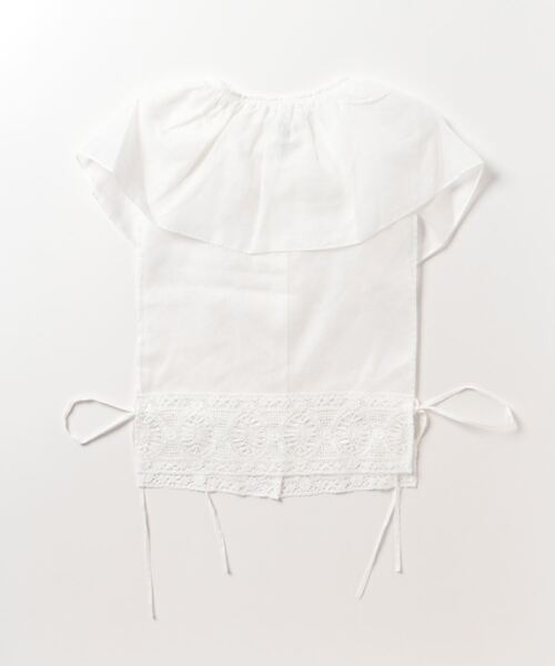 Heriter（エリテ）の「フリルカラージレ（ベスト・レディース・ブラック/オフホワイト・38）」の4枚目の写真