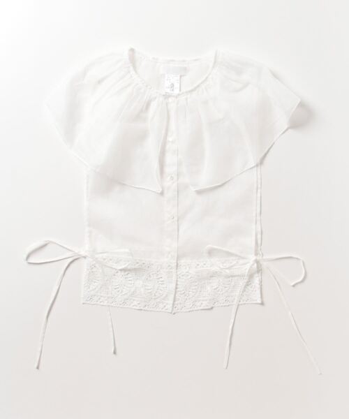 Heriter（エリテ）の「フリルカラージレ（ベスト・レディース・ブラック/オフホワイト・38）」の12枚目の写真