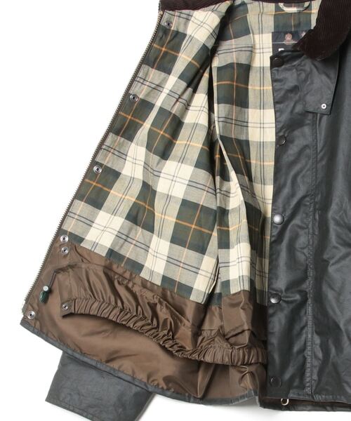 【TRANSPORT / トランスポート】ワックス コットン ショート ブルゾン（ブルゾン）｜Barbour（バブアー）