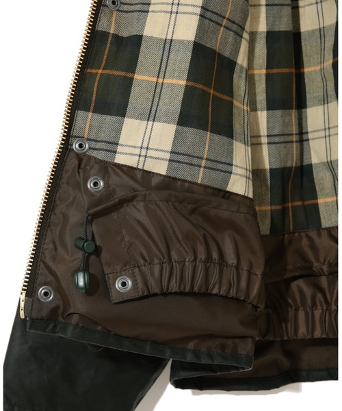 【TRANSPORT / トランスポート】ワックス コットン ショート ブルゾン（ブルゾン）｜Barbour（バブアー）