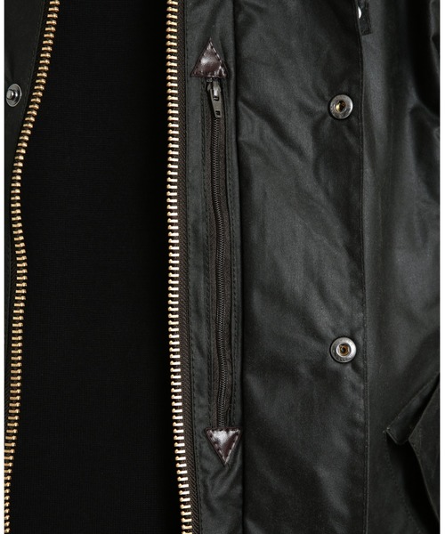 【TRANSPORT / トランスポート】ワックス コットン ショート ブルゾン（ブルゾン）｜Barbour（バブアー）