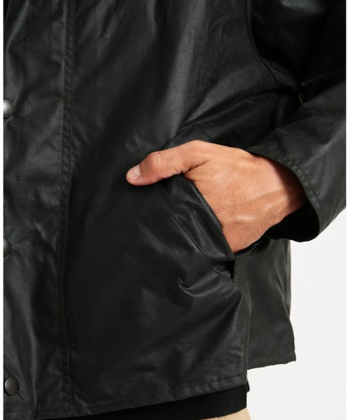 【TRANSPORT / トランスポート】ワックス コットン ショート ブルゾン（ブルゾン）｜Barbour（バブアー）