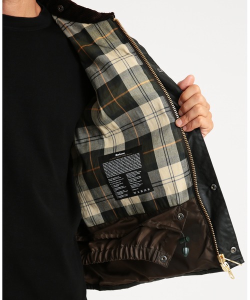 【TRANSPORT / トランスポート】ワックス コットン ショート ブルゾン（ブルゾン）｜Barbour（バブアー）