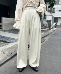 mline | [mline]ウエストボタンスラックスパンツ(スラックス)