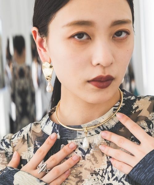JEANASIS(ジーナシス)の「【WEB・一部店舗限定】Squiggly Pierce 102431(ピアス(両耳用)・レディース・シルバー系その他/ゴールド系その他・FREE)」の5枚目の写真