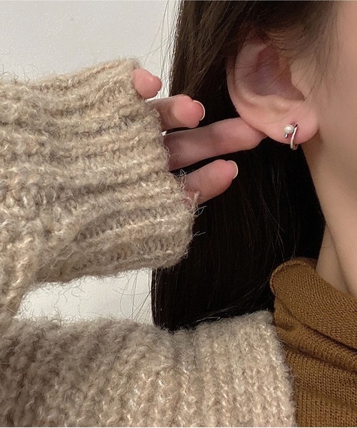 LA VORAGINE（ラ ヴォラジネ）の「アレルギー対応エコパールピアス（ピアス（両耳用）・レディース・ゴールド/シルバー・FREE）」の8枚目の写真