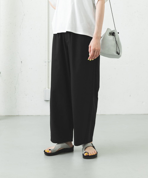 EKAL(エカル)の「『UVカット』リップストップトラウザー(その他パンツ・レディース・ベージュ系その他/ブラック・ONE SIZE)」の19枚目の写真