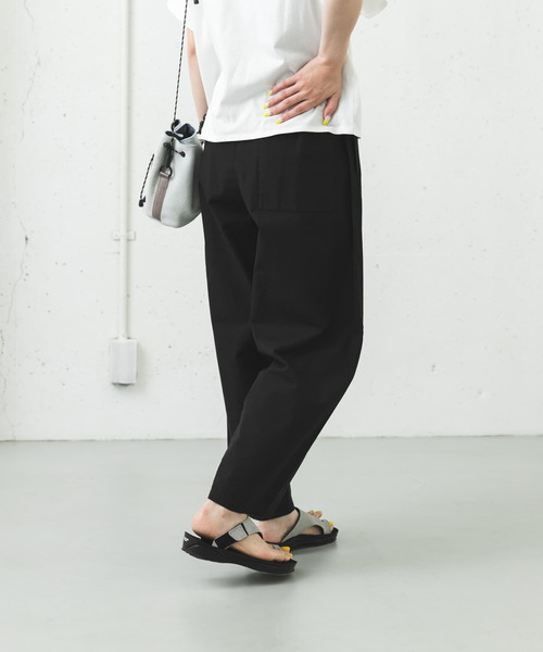 EKAL(エカル)の「『UVカット』リップストップトラウザー(その他パンツ・レディース・ベージュ系その他/ブラック・ONE SIZE)」の20枚目の写真