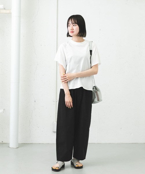 EKAL(エカル)の「『UVカット』リップストップトラウザー(その他パンツ・レディース・ベージュ系その他/ブラック・ONE SIZE)」の22枚目の写真