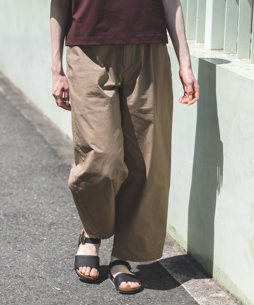 EKAL(エカル)の「『UVカット』リップストップトラウザー(その他パンツ・レディース・ベージュ系その他/ブラック・ONE SIZE)」の3枚目の写真