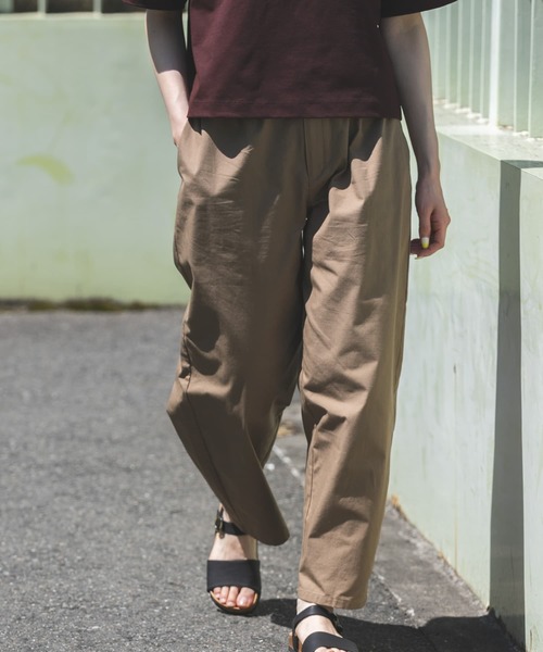 EKAL(エカル)の「『UVカット』リップストップトラウザー(その他パンツ・レディース・ベージュ系その他/ブラック・ONE SIZE)」の4枚目の写真