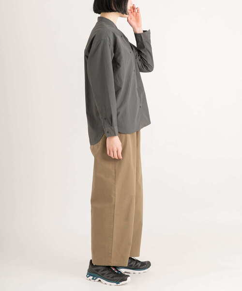 EKAL(エカル)の「『UVカット』リップストップトラウザー(その他パンツ・レディース・ベージュ系その他/ブラック・ONE SIZE)」の14枚目の写真