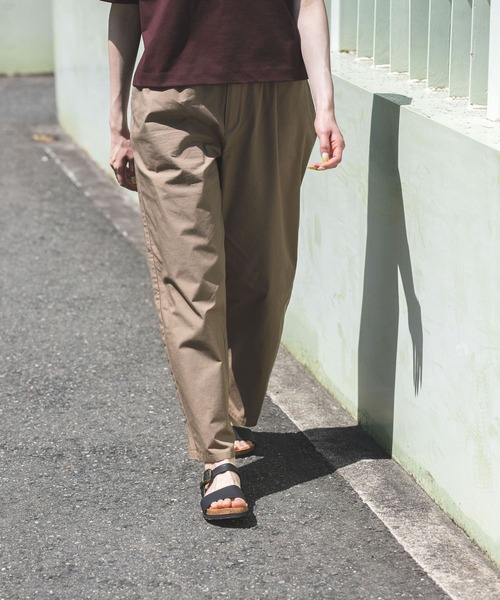 EKAL(エカル)の「『UVカット』リップストップトラウザー(その他パンツ・レディース・ベージュ系その他/ブラック・ONE SIZE)」の2枚目の写真