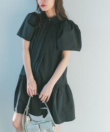 ECREL | バックオープンミニシャツワンピース(シャツワンピース)